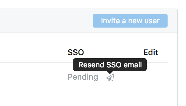 The 'Resend SSO Email' button.